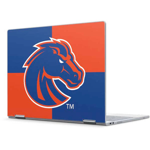 Boise State University Broncos Checkered Pixelbook Skin